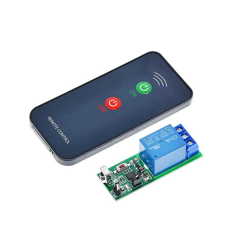 1路 5V 红外遥控继电器模块 学习型红外遥控开关 遥控模块