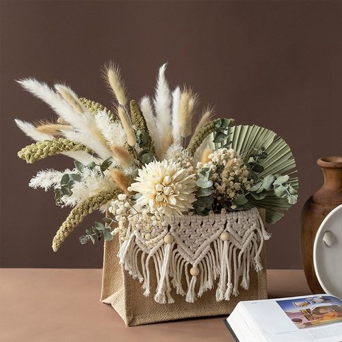 仿真花卧室客厅摆设高级耐看装饰大气氛围感干花仿生高品质假花