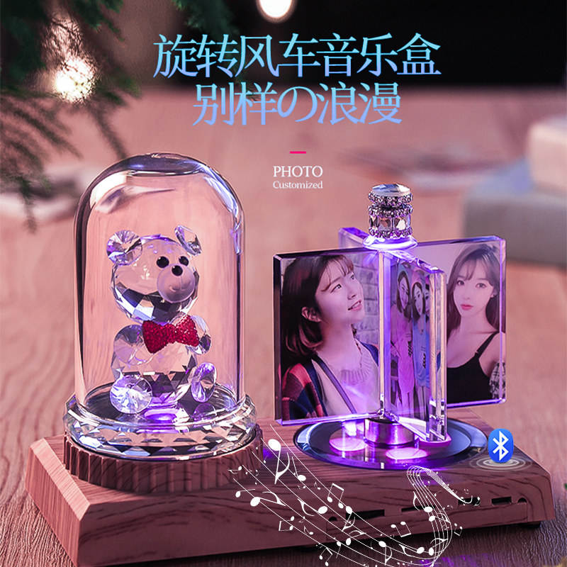 洗照片做成相框定制来图定做 桌面摆台照片定制婚纱照可爱创意diy