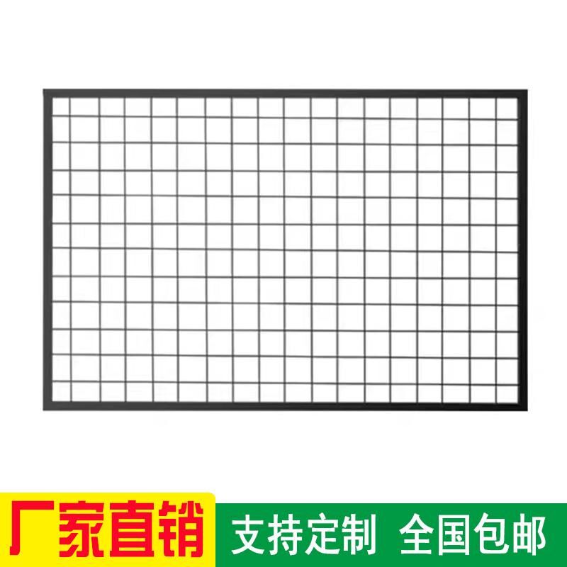 广告发光字霓虹灯落地安装铁架铁网悬挂网格铁丝网装饰画展背景墙