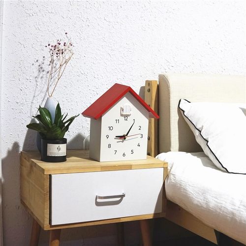 儿童闹钟布谷鸟学生用男女孩房卡通动漫座钟创意小鸟闹铃床头桌面