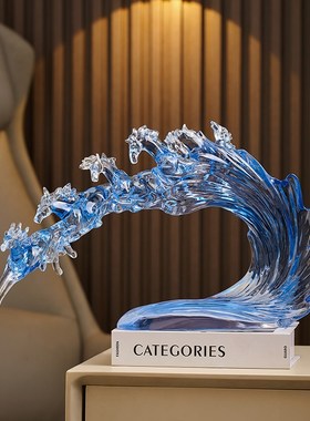 马到成功摆件酒柜玄关客厅电视柜家居软装饰乔迁新居礼品