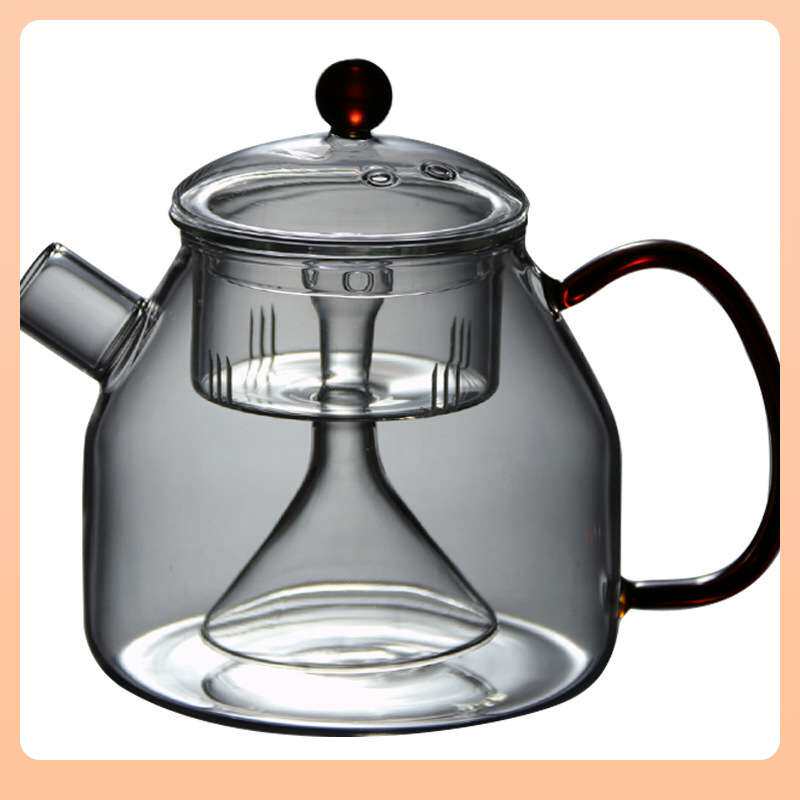 9QXC电陶炉茶炉玻璃蒸汽煮茶器黑茶煮茶壶普洱茶具套装烧水蒸