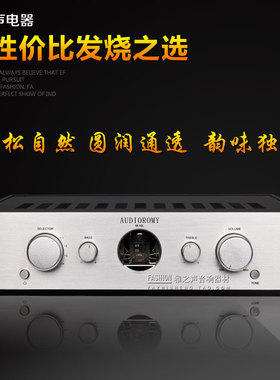 发烧电子管前级放大器 HIFI精制电路 牛输出胆前级 带平衡输出