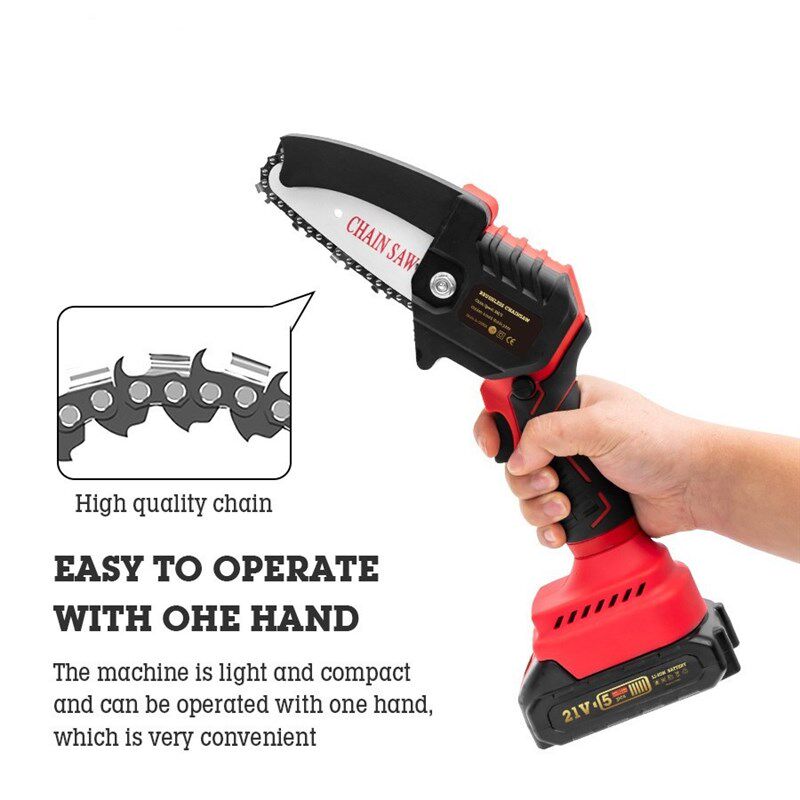 园林修剪无刷链锯4/6寸电链锯可左右手使用 大功率电锯大容量,农机/农具/农膜,锯,淘宝优惠券,粉丝福利购,淘宝优惠卷
