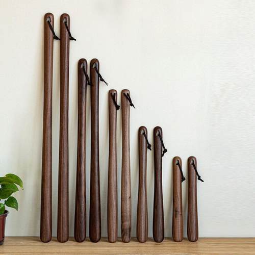 实木超长鞋拔子家用穿鞋神器