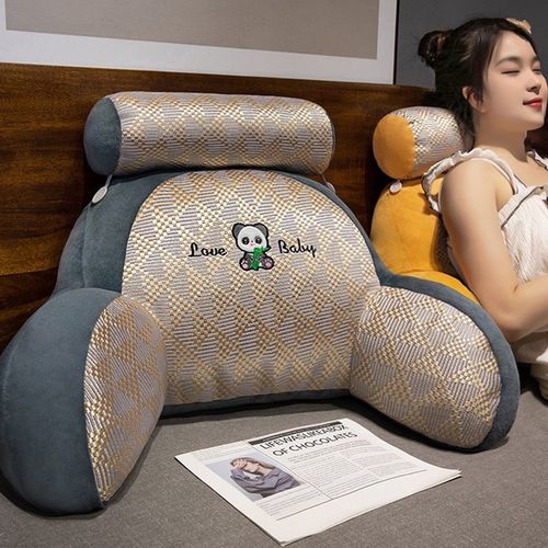 凉席床上看书护腰靠枕床头软包大靠背宿舍沙发办公室久坐腰垫抱枕