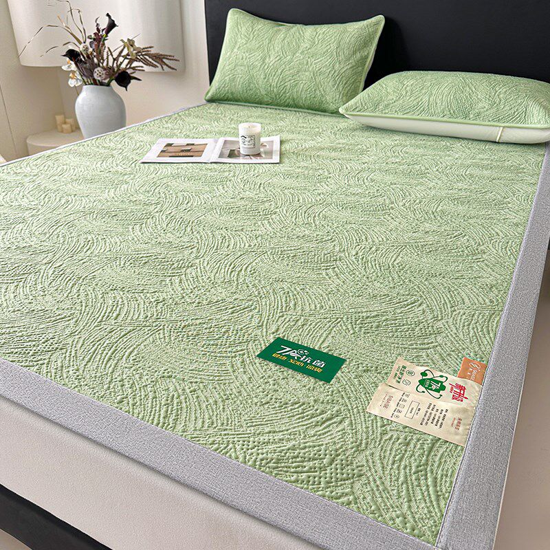 凉豆豆冰丝凉席床笠款三件套2025新款夏季可机洗水洗凉感空调席子,床上用品,冰丝席,淘宝优惠券,粉丝福利购,淘宝优惠卷