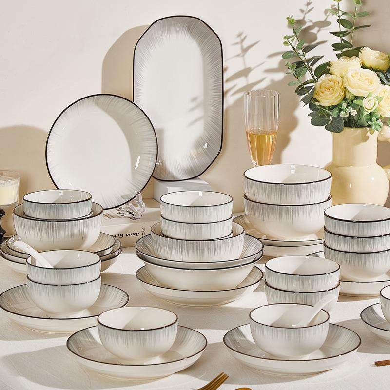 碗碟套装家用2025新款陶瓷碗盘筷餐具套装釉下彩饭碗家用简约现代,模玩/动漫/周边/娃圈三坑/桌游,模型制作工具/辅料耗材,淘宝优惠券,粉丝福利购,淘宝优惠卷