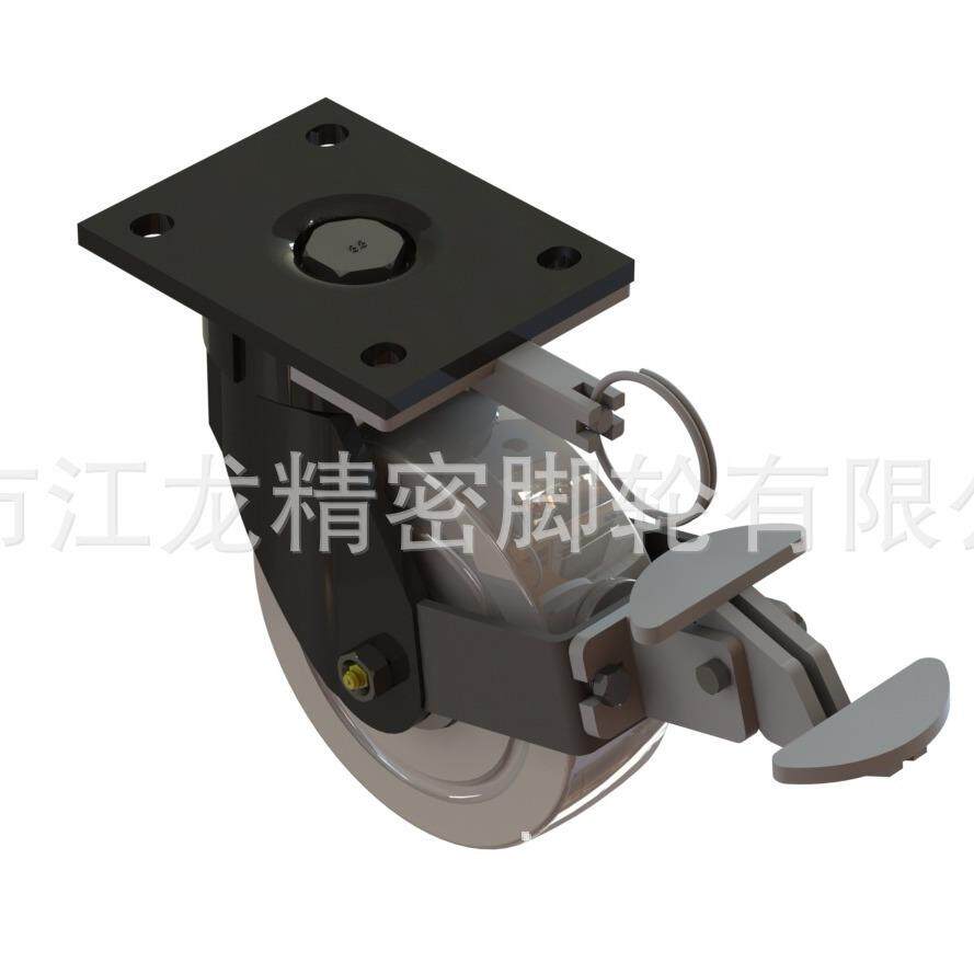 重型黑色MC901尼龙超重型脚轮万向轮江龙精密脚轮五金工具脚轮