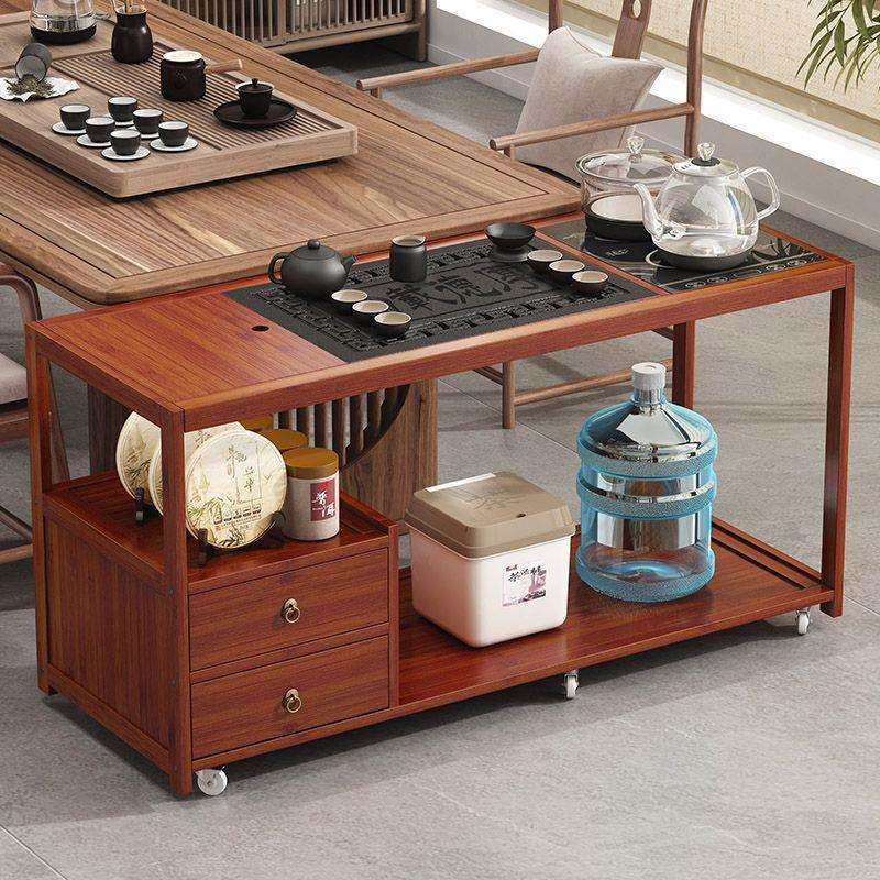 新中式茶水柜移动茶台茶桌家用阳台实木小茶车烧水壶一体沙发边几,模玩/动漫/周边/娃圈三坑/桌游,模型制作工具/辅料耗材,淘宝优惠券,粉丝福利购,淘宝优惠卷