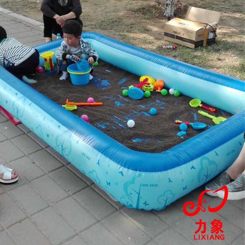 儿童洋池围栏家用池叠充气沙滩折玩具游泳钓鱼池广场摆摊海沙球池