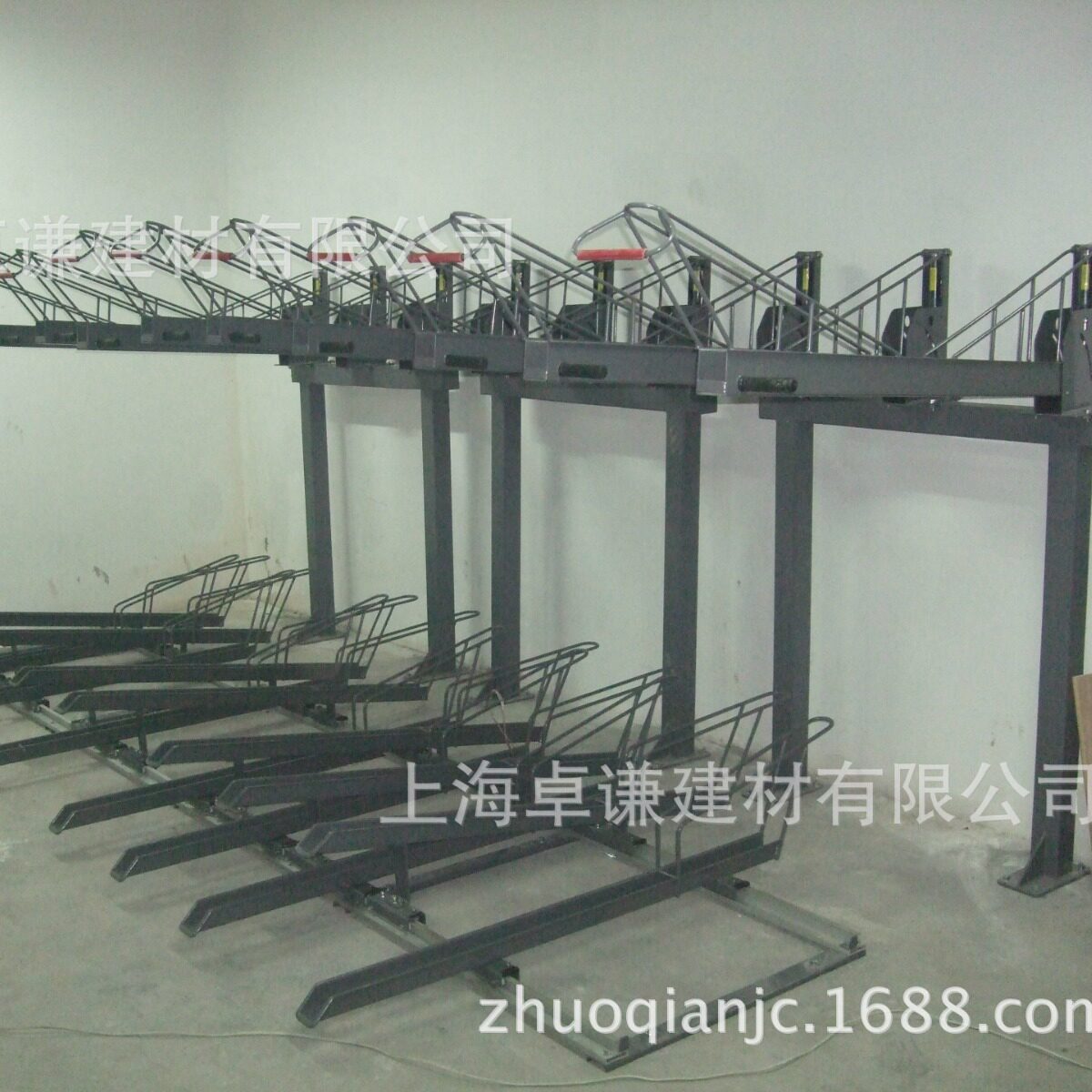 双层立体自行车停放车架非机动车停车架工程验收专用直压式租赁