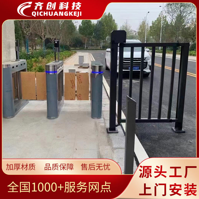 定制人行通道门禁小门 写字楼刷卡考勤 智能人脸识别小区门禁小门