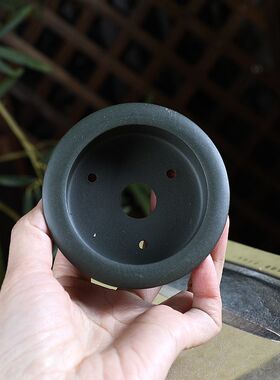 钉在屋精选紫砂微型花盆竹知小鼓自微盆景绿植多肉茶桌摆件壶节己