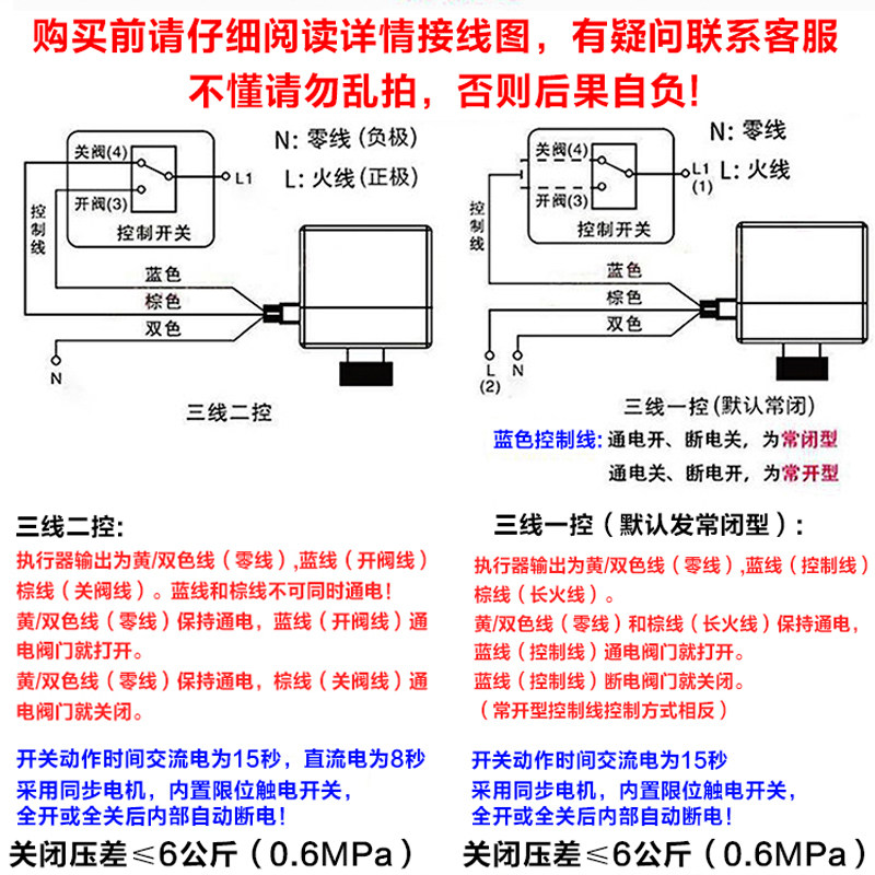 304不锈钢电动球阀 耐酸碱腐蚀海水微型电动二通阀三线二控地暖