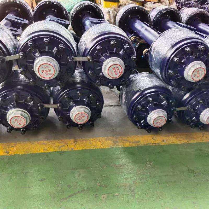 跨境半挂车车桥后桥13吨轻量化车桥美式车桥德式车桥