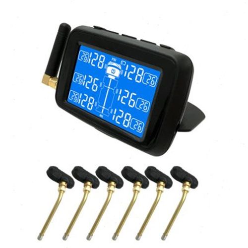 六轮大货车胎压监测器外置内置房车卡车大巴车轮胎气压检测报警器