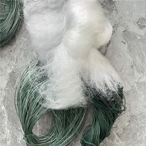 三层7指小外套1指浮网沉网细软胶丝胶丝纲10指外套大小通吃粘网