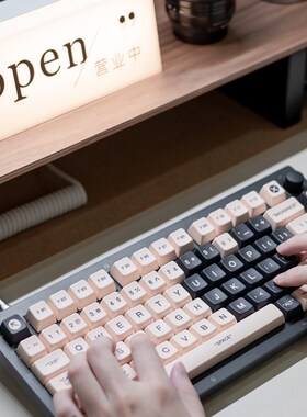 MDA高度塑料主题键帽脏粉(魅魔)适配小翘键盘194键大全套非XDA