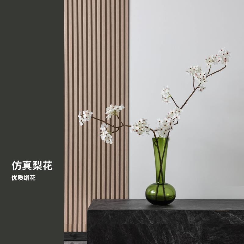 仿真花艺摆件装台客厅餐桌摆件玄关入户摆花梨饰品岛花蝴蝶兰红掌