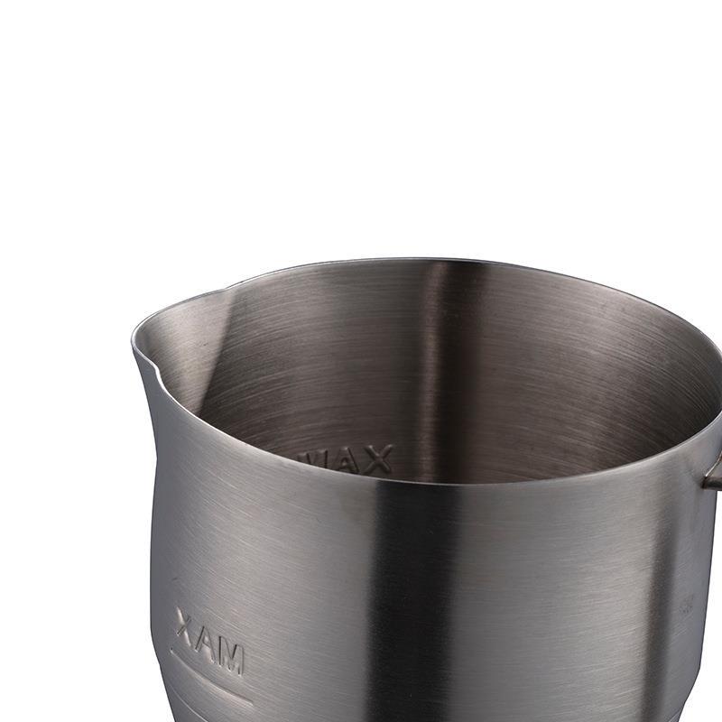 家用900ml银色打奶泡杯 不锈钢加厚尖嘴拉花杯花式奶杯咖啡器具