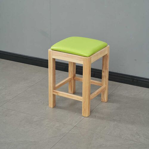 商用实木方凳餐饮小吃面馆早餐奶茶烧烤凳子椅餐椅无靠背家用软包