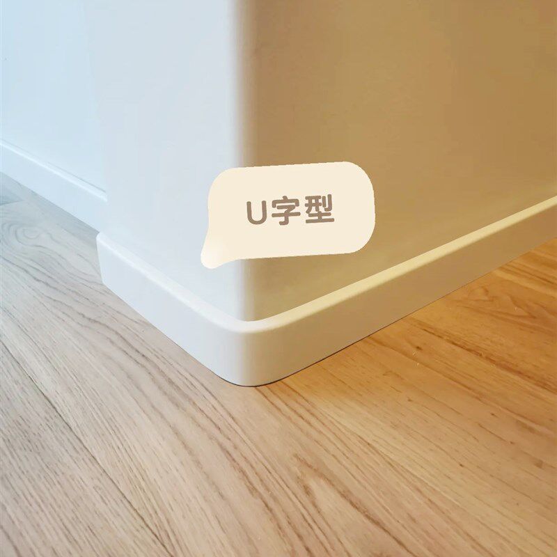 脚木生制圆弧踢脚线实木烤漆白色极简风格可定活异形墙角线地植线