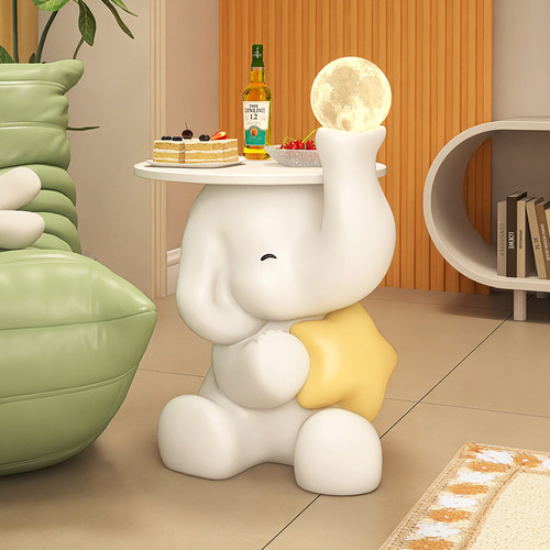 大象大型落地摆件客厅电视柜沙发旁边几高级感装饰品乔迁新居礼品