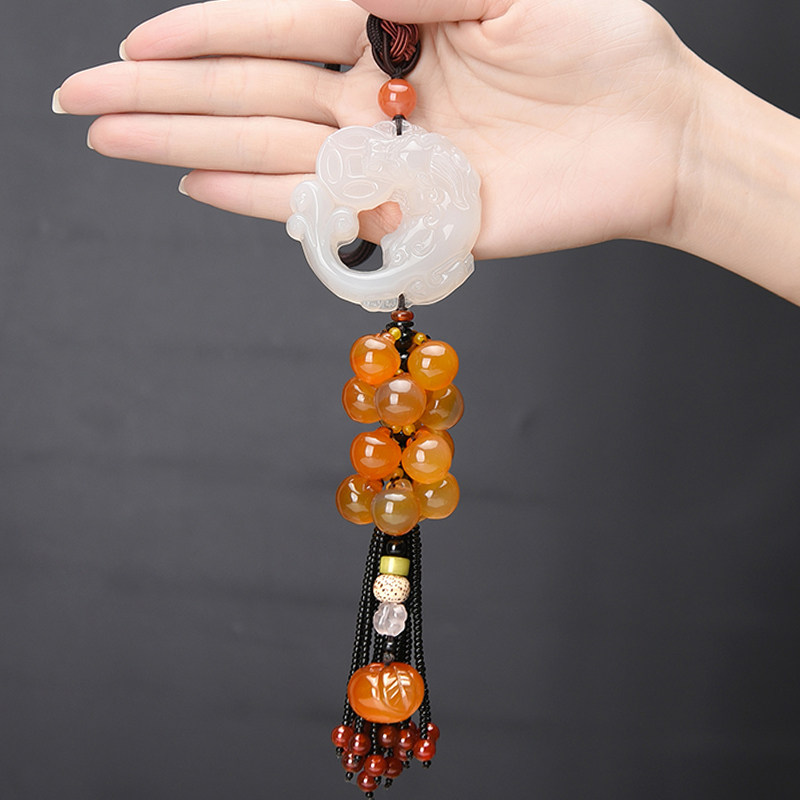 汽车挂件女车内饰品吊坠车子上貔貅挂饰高档创意保平安车载挂件男