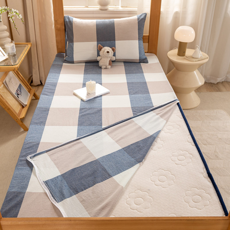 学生宿舍床垫套保护罩单人全包棕垫床罩褥子套拉链床单可拆卸0.9m