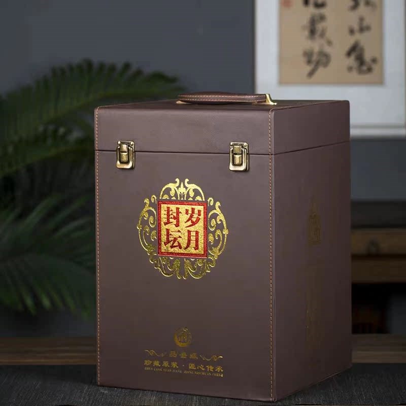 仿古陶瓷空酒坛10斤装仿古青铜如意鼎酒瓶密封窖藏酒罐子高档礼盒