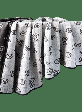 中式餐桌布复古文艺台布怀旧灰色桌布茶几布正方形钢琴盖布长方形