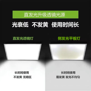 办公室600*600led平板灯6060铝扣板商铺医院超市矿棉面板灯超亮