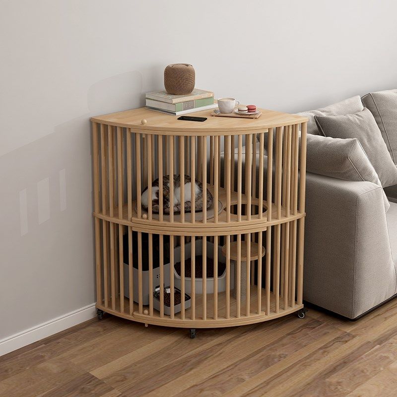 转角扇形实木猫笼子家用室内猫别墅猫柜子超大自由空间猫舍猫屋房,宠物/宠物食品及用品,猫笼子/猫别墅,淘宝优惠券,粉丝福利购,淘宝优惠卷