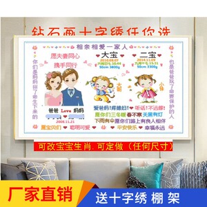 出生证明十绣字口021新款全家福三四口五六2定制不远嫁协议保