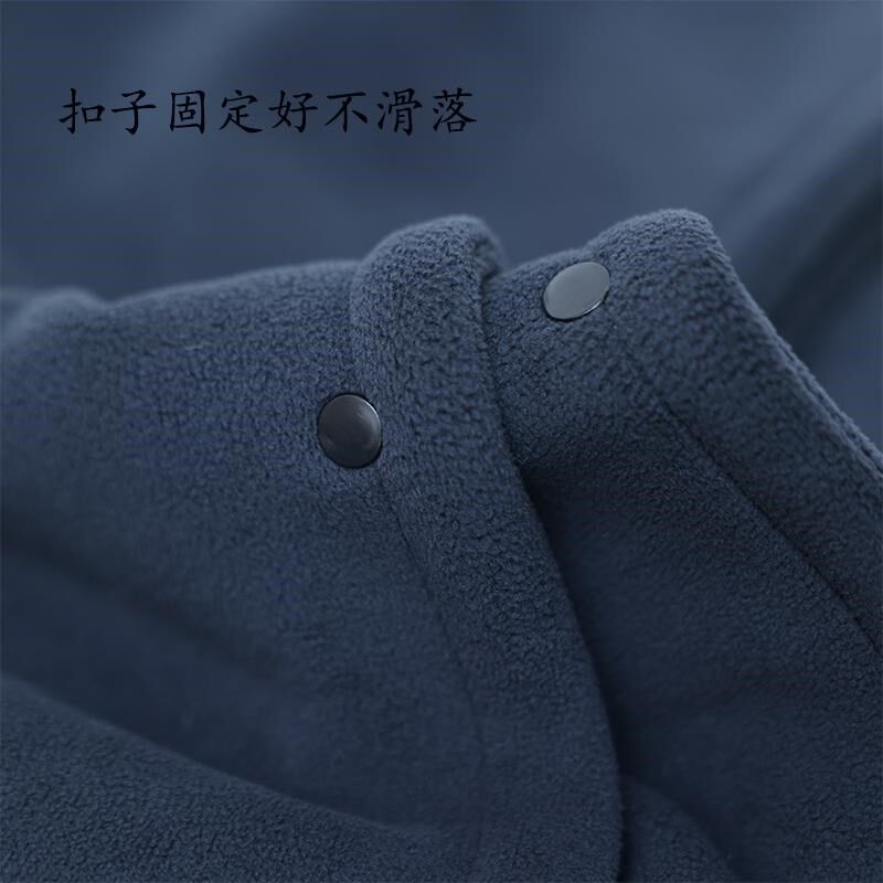 僧人冬季打坐披肩毛毯盖双面绒禅毯加厚保暖坐盖腿出家人斗篷披风