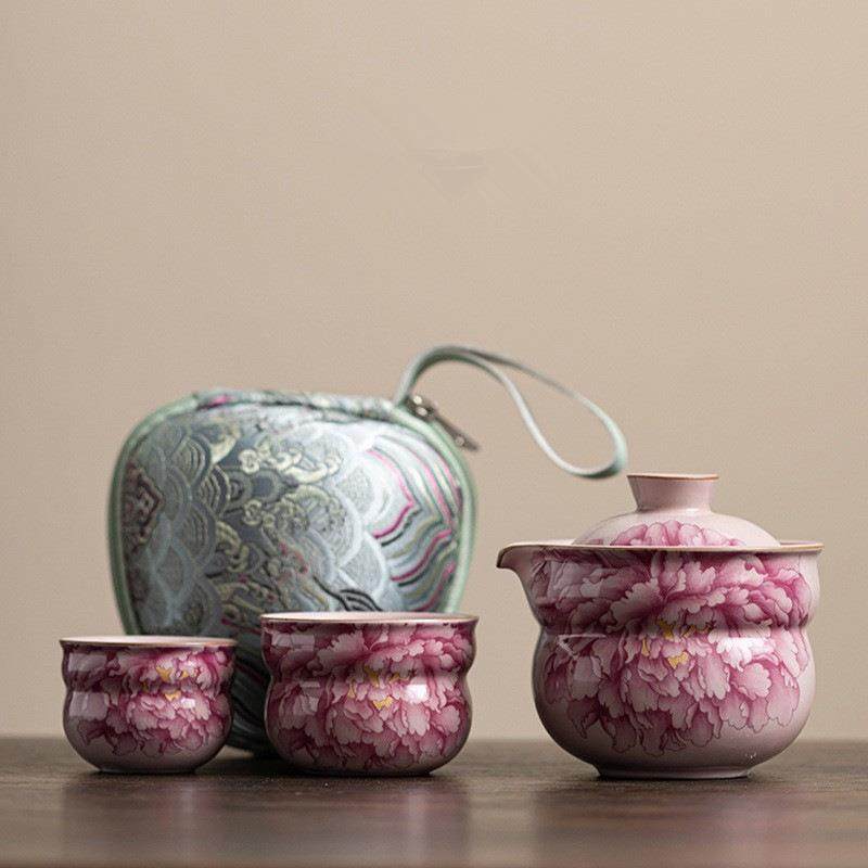 国色天香葫芦旅行套装茶具汝窑一壶二杯便捷式户外泡茶小套装,模玩/动漫/周边/娃圈三坑/桌游,模型制作工具/辅料耗材,淘宝优惠券,粉丝福利购,淘宝优惠卷