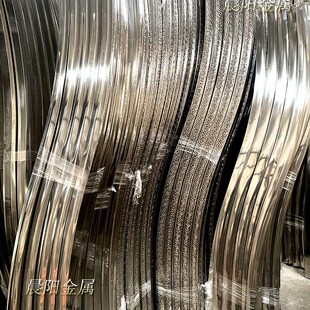 院子不锈钢大门S弯管弧欧式 庭院门顶弧方管门头弯管门花配件异形