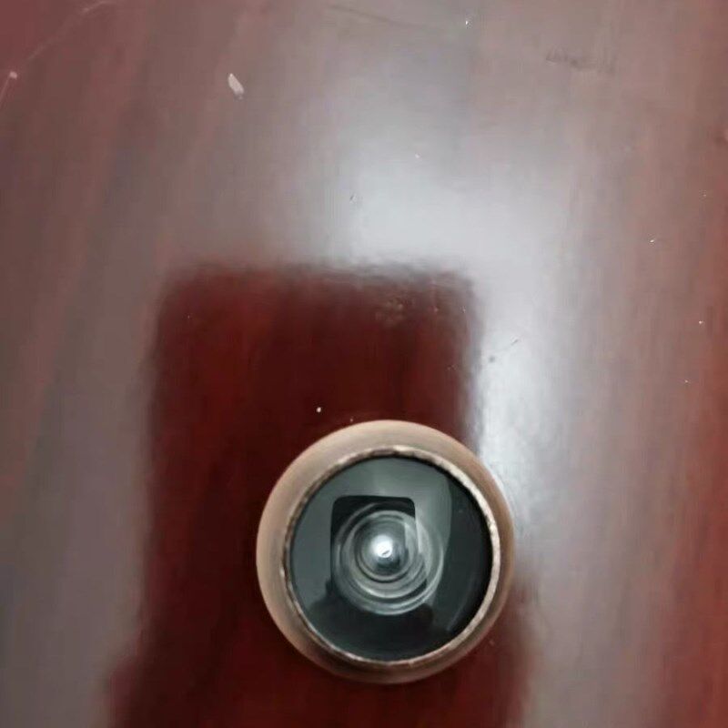 防撬广角老式二合一门镜通用防盗门门上防盗器监控堵孔门铃高清图片