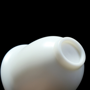 聚香杯陶瓷建白瓷喝茶杯品茗杯功夫茶杯素烧茶盏杯羊脂玉瓷不烫