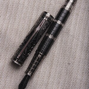 胖叔钢笔弘典大秦帝国D5活塞金属钢笔适度重量感男士商务签字送礼