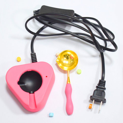 儿童火漆印章套装全套电熔炉火漆印章章头蜡粒熔化炉信封封口