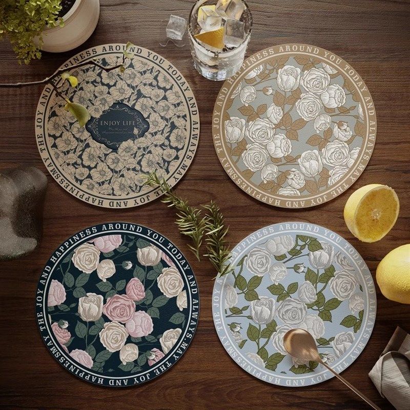 德国品质餐桌隔热垫小餐垫防水防油防烫耐高温高级感免洗水杯垫,居家布艺,餐垫,淘宝优惠券,粉丝福利购,淘宝优惠卷