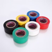 PVC加宽3cm电工胶带30mm电气阻燃耐高温防水黑色胶布管道超粘绝缘