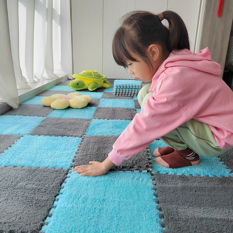 拼接地毯卧室冬天床边毯加厚全铺阳台客厅地垫可裁剪2023新款,居家布艺,地毯,淘宝优惠券,粉丝福利购,淘宝优惠卷