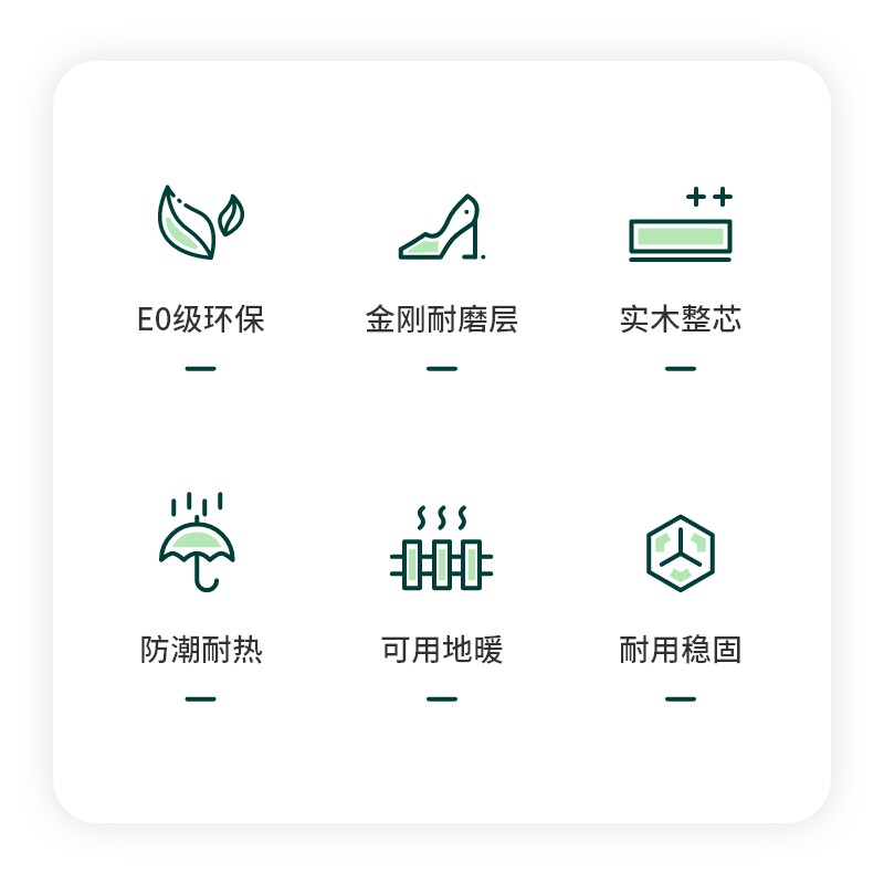 新三层实木复合地板原木多层15mm厚整芯家用环保耐磨地暖木地板E0