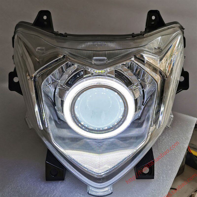 适用国四新款电喷喜之星HJ100T-7E大灯总成 Q5 海5 LED 双光透镜