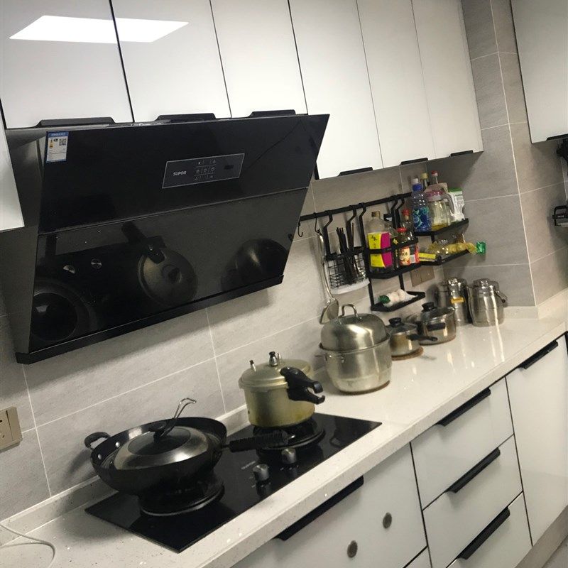 重庆橱柜门晶钢门金刚门厨柜门板定做订制膜压门板3C钢化玻璃柜门