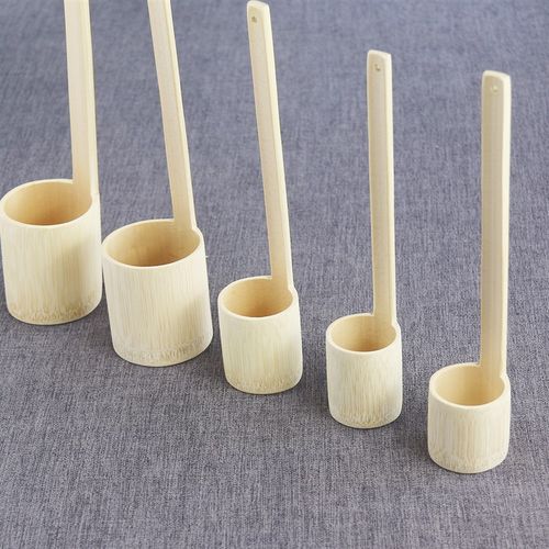 手工天然一体竹勺直柄酒提子无胶二两酒勺商用卤水竹小提勺酱油勺